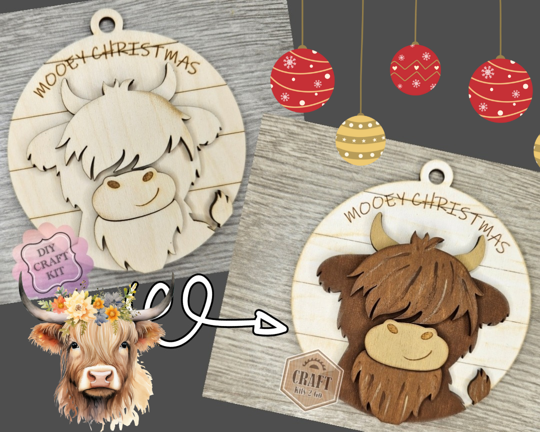 Highland Cow Ornament | #4150