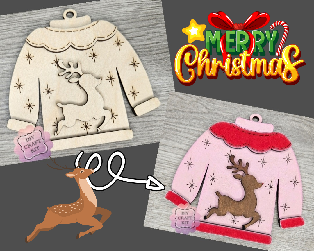 Ugly Sweater Ornament | #3808