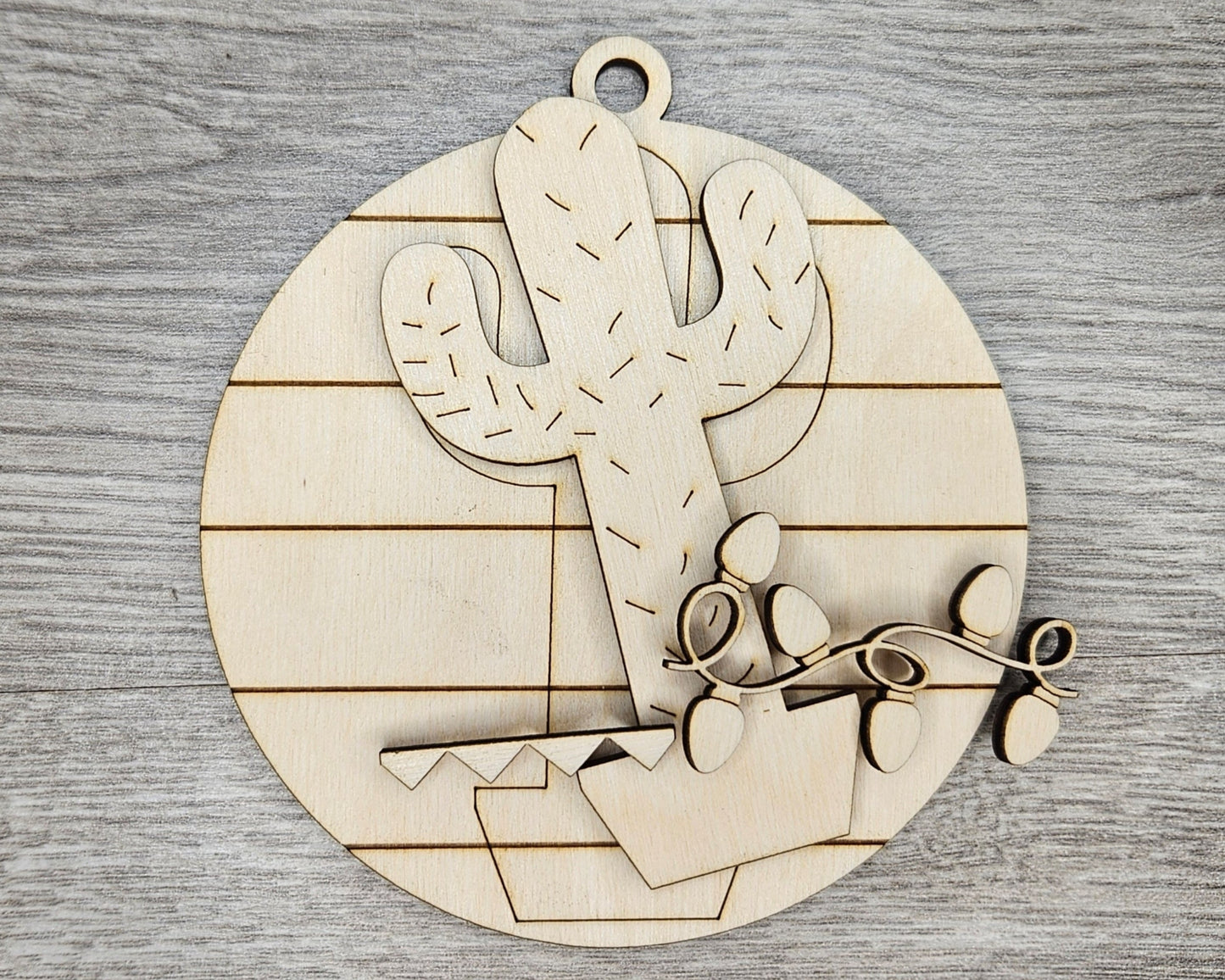Christmas Cactus Ornament | #3249