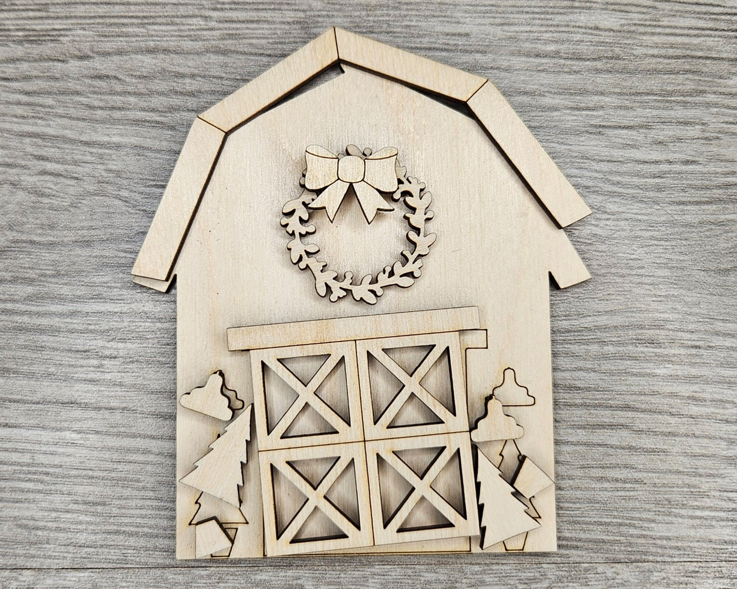 Christmas Barn Ornament | #4254