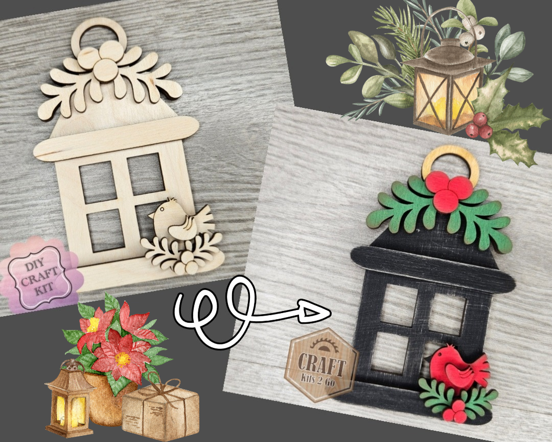 Christmas Lantern Ornament | #4251