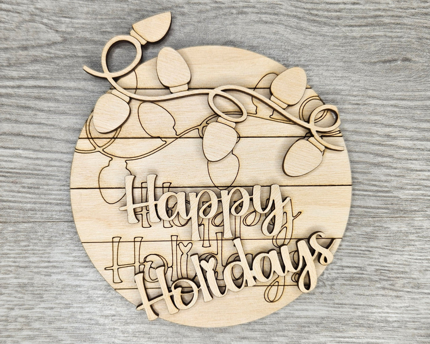 Happy Holidays Sign | #2427