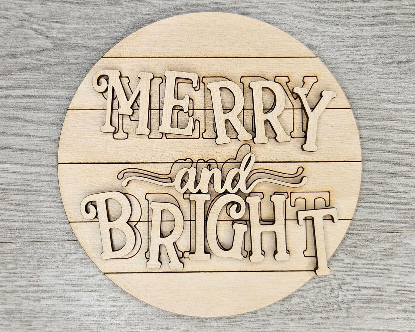 Merry & Bright Sign | #2426
