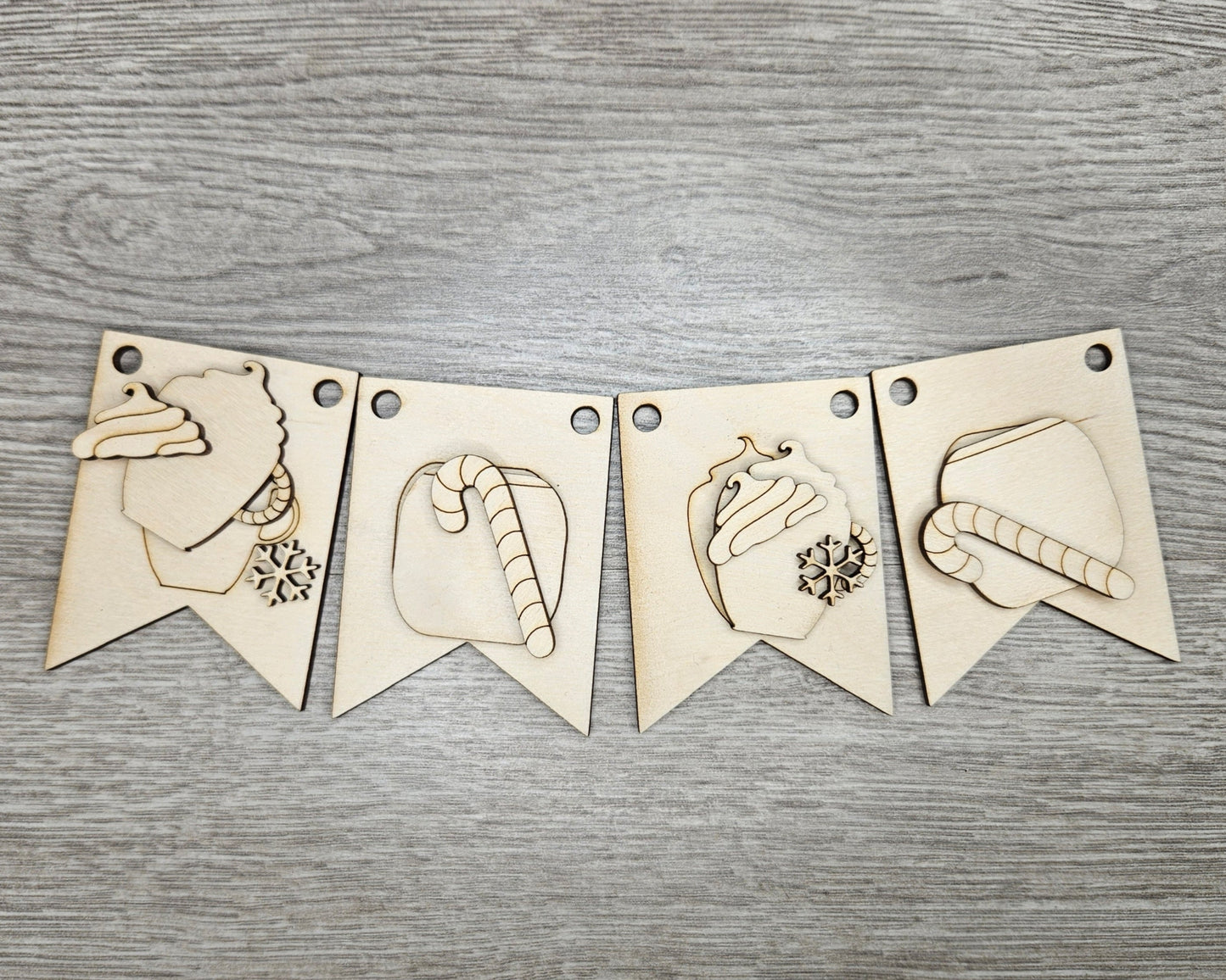 Hot Cocoa Bunting | #4424