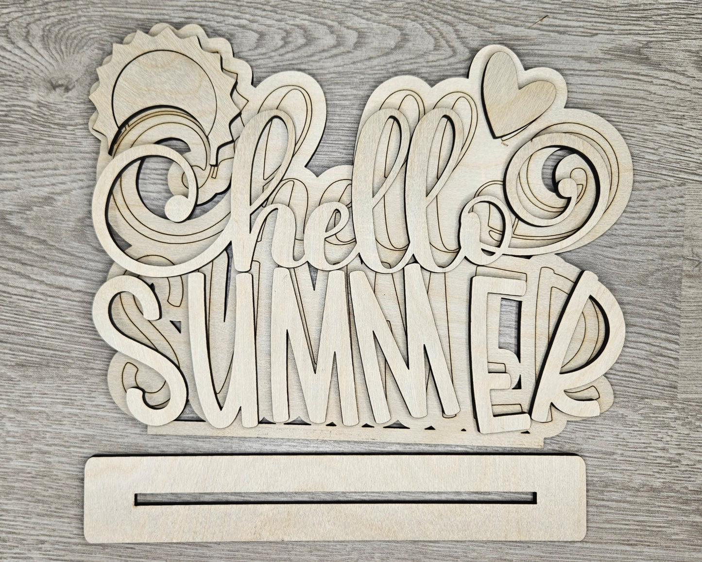 Hello Summer Shelf Sitter | #4193