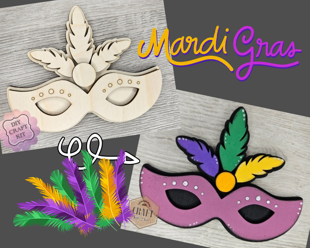 Mardi Gras Masquerade Mask | #4594