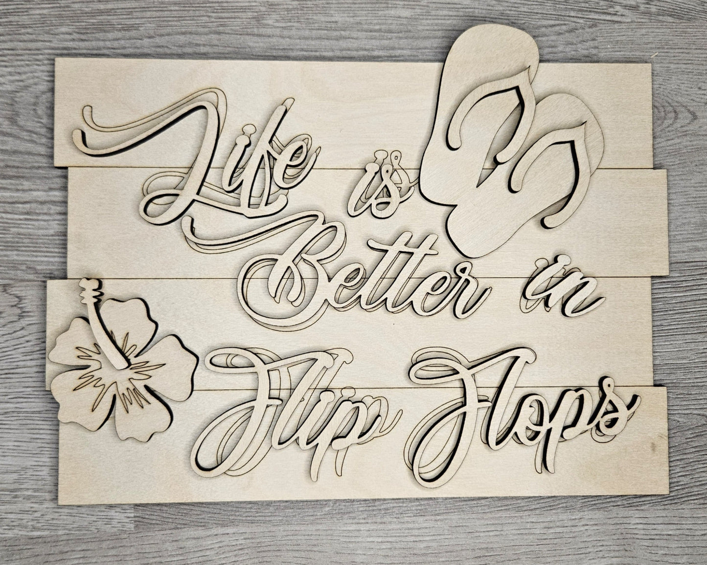 Life is Better in Flip Flops | #2594