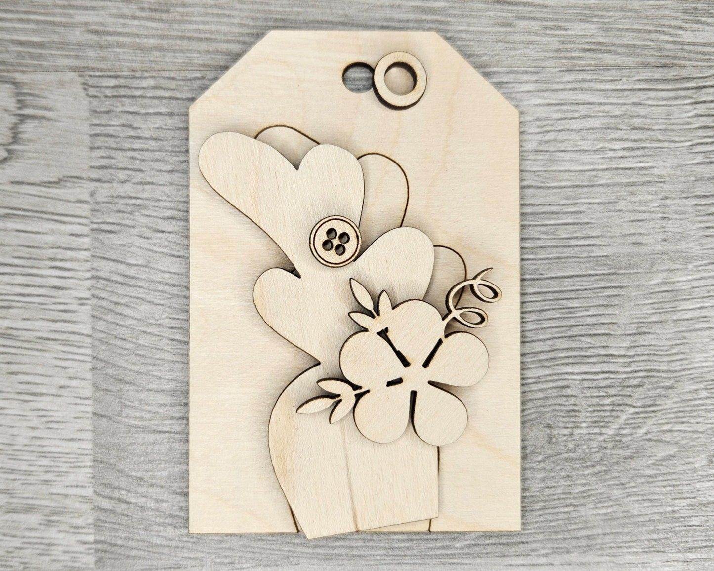 Easter Carrot Tag | #4637