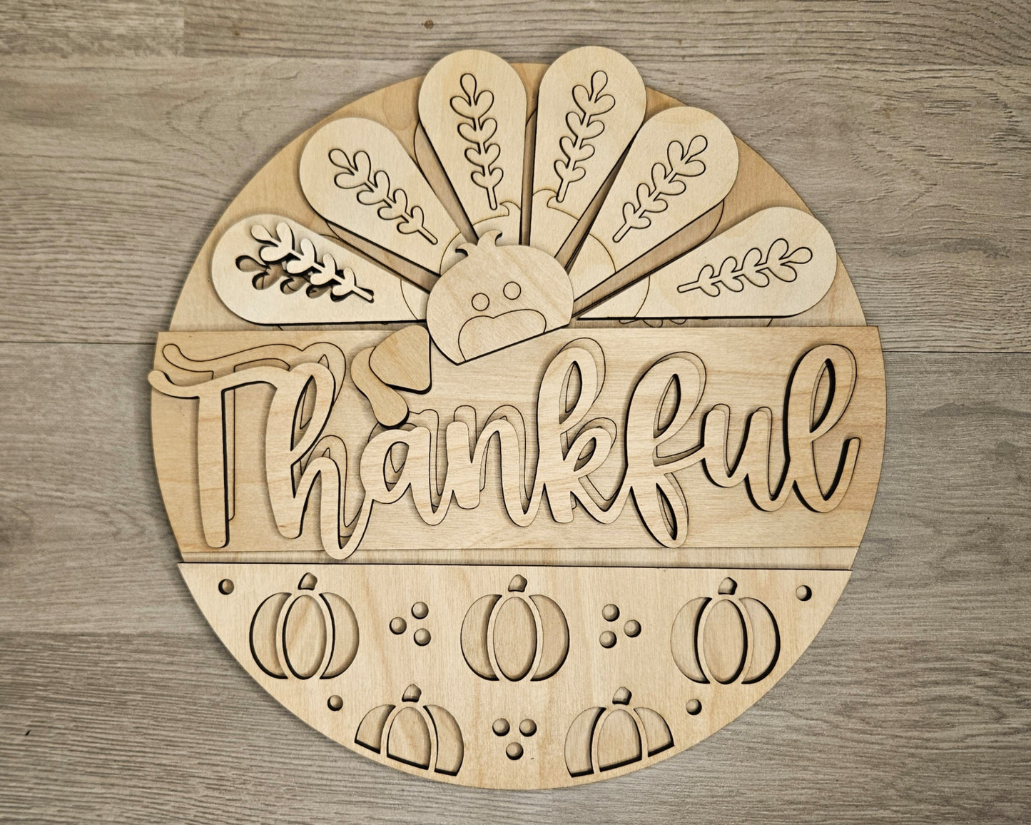 Thankful Thanksgiving Sign | #4621