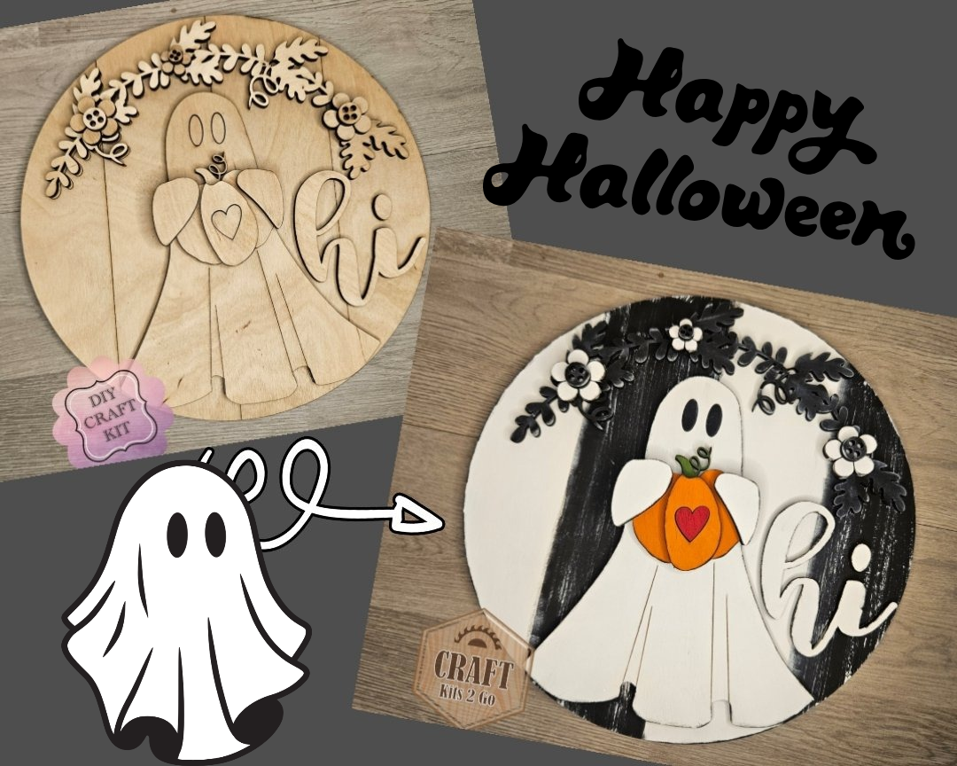 Halloween Ghost Sign | #4536