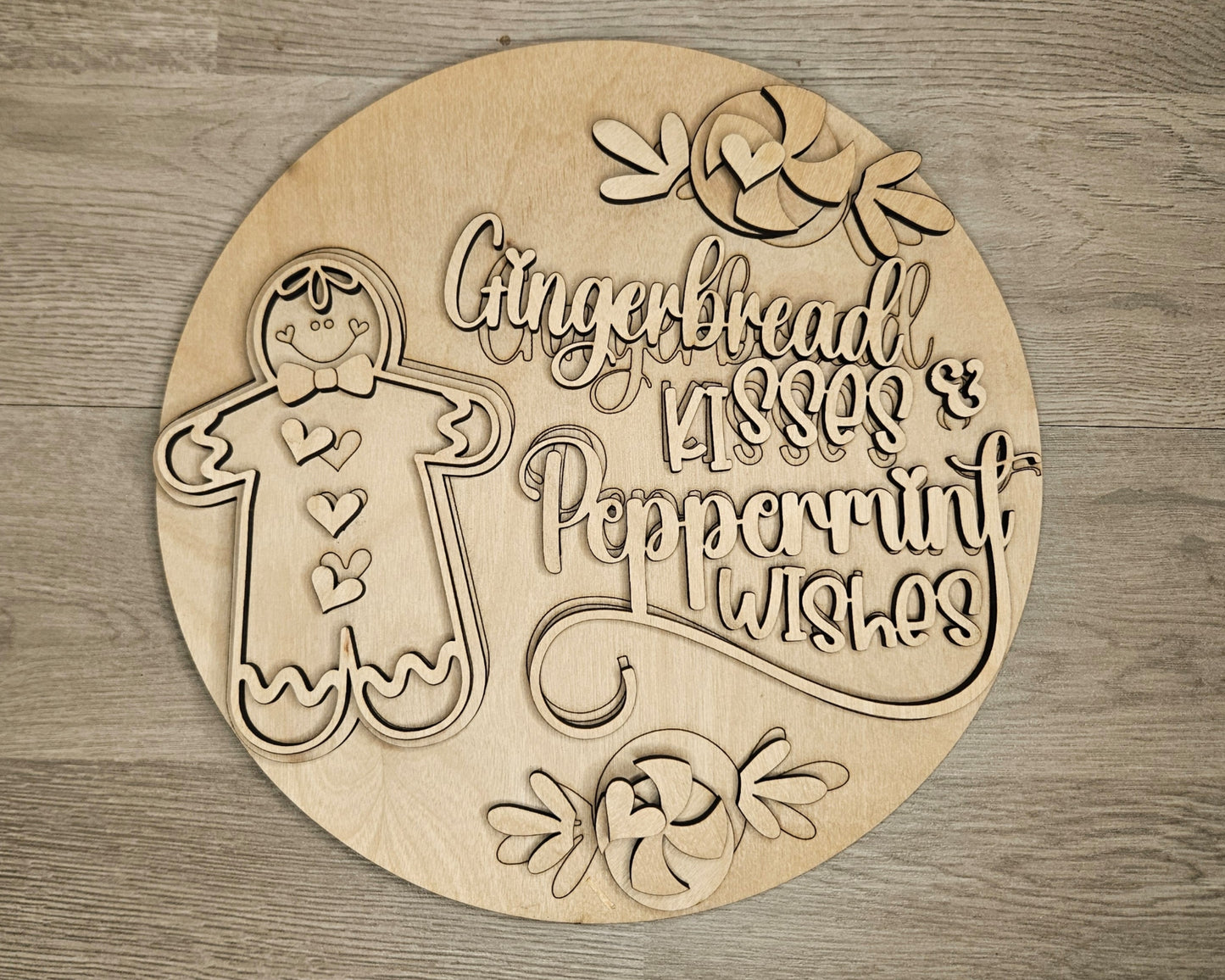 Gingerbread Kisses & Peppermint Wishes | #4454