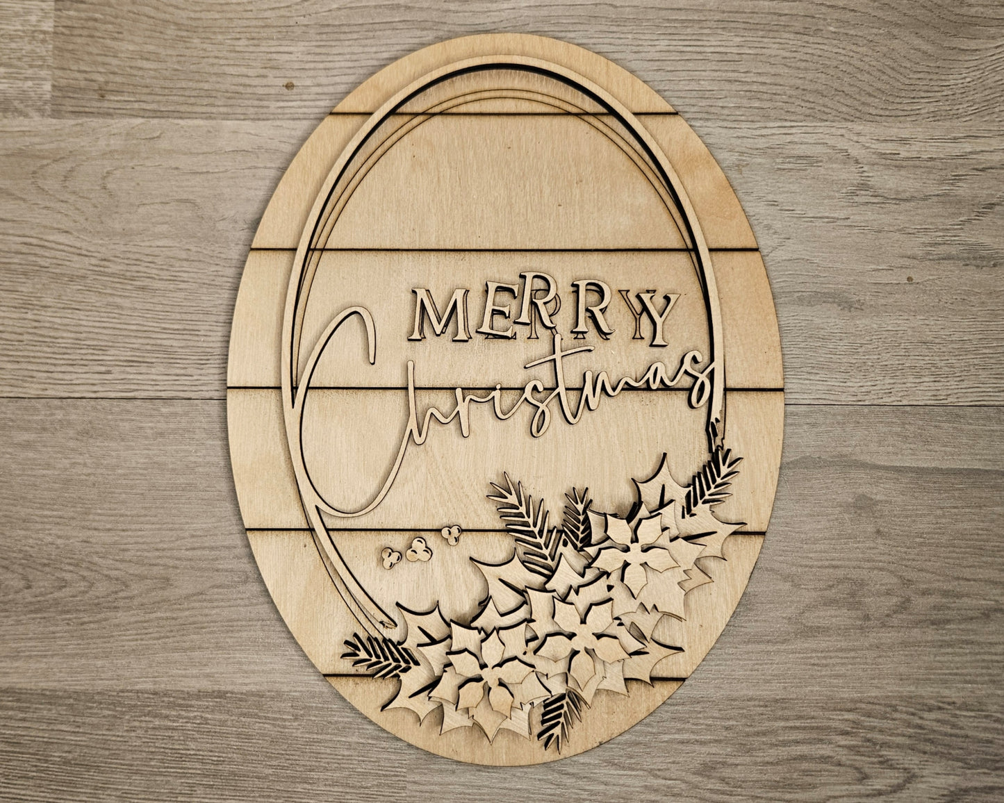 Merry Christmas Poinsettia | #4447
