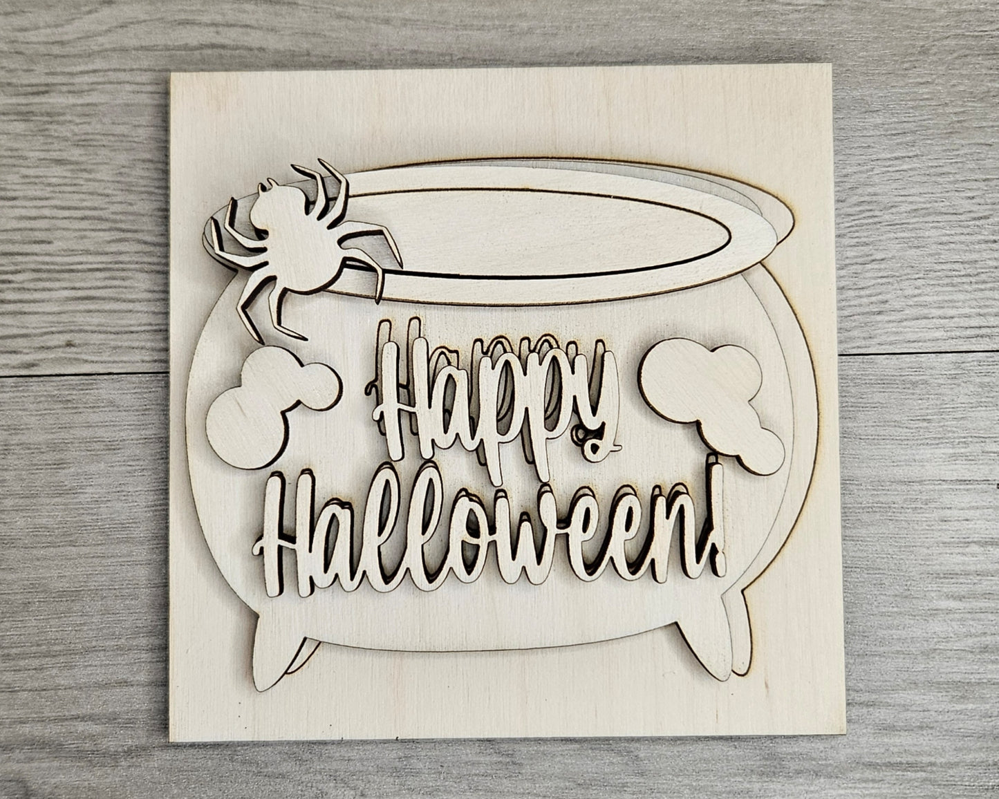 Happy Halloween Cauldron | #4891
