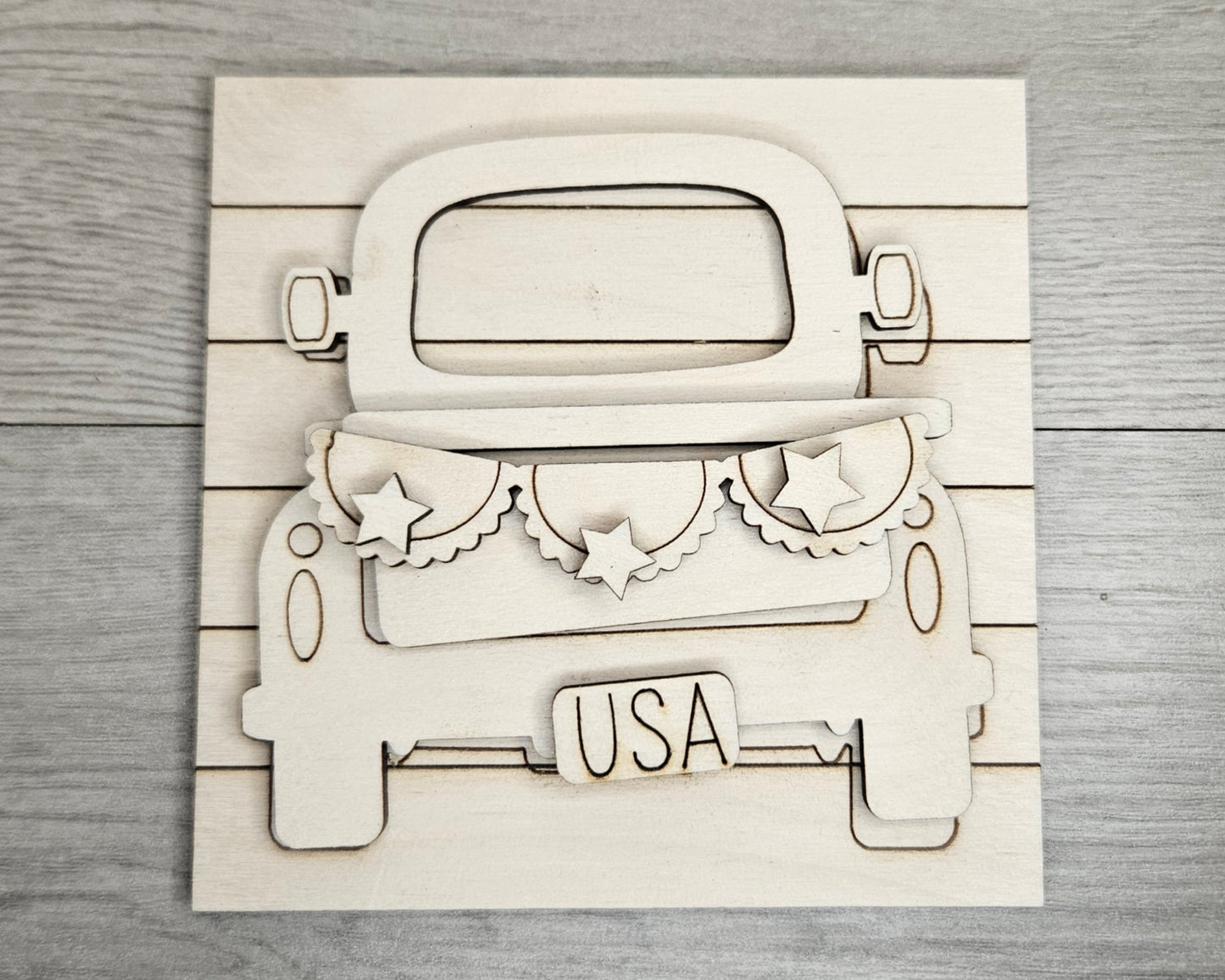 Patriotic Truck | #4904