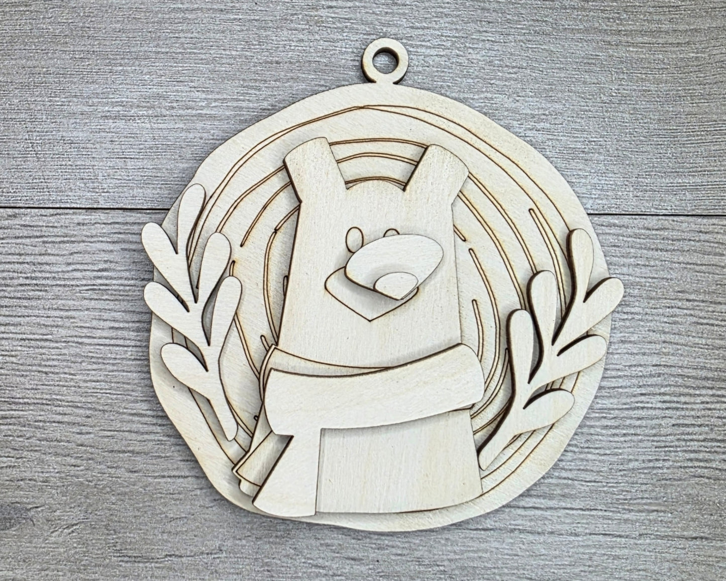 Christmas Polar Bear Ornament | #5041