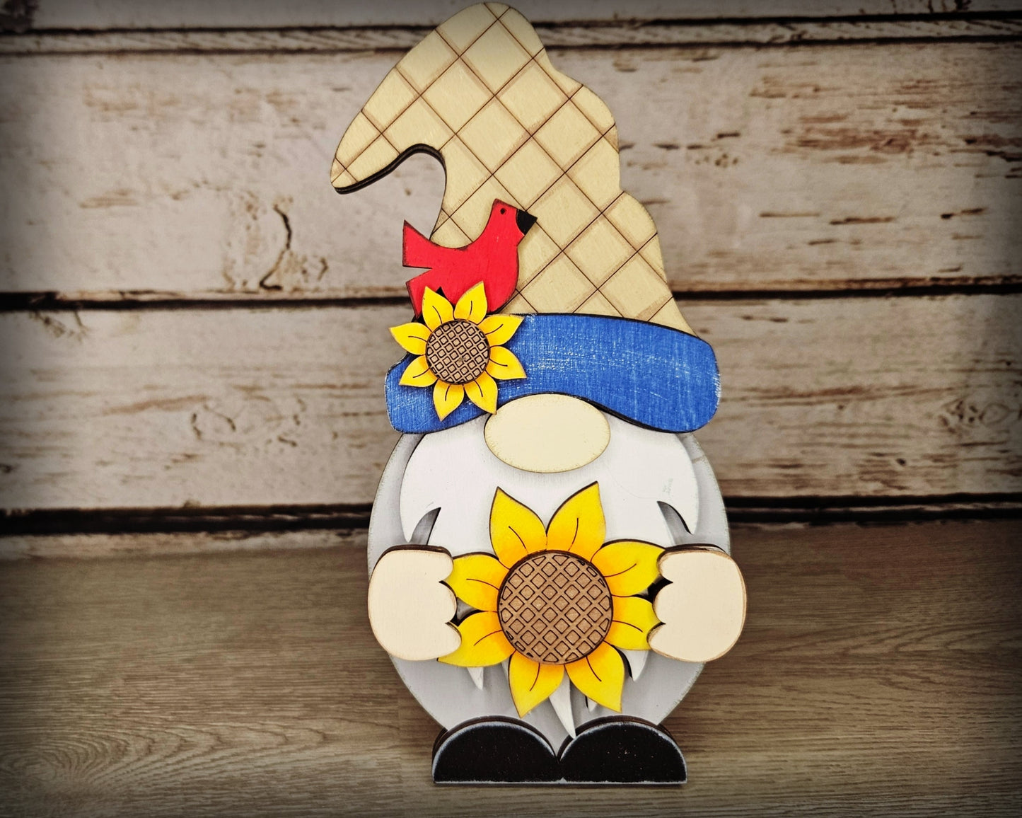 Interchangeable Gnome | BOY SUNFLOWER TOPPER | #200002-13