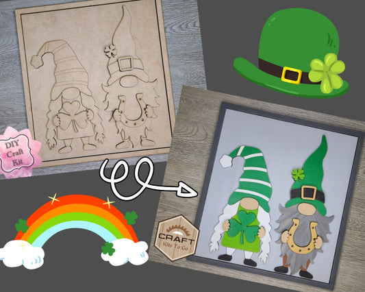 St. Patrick's Day Gnomes | #3267