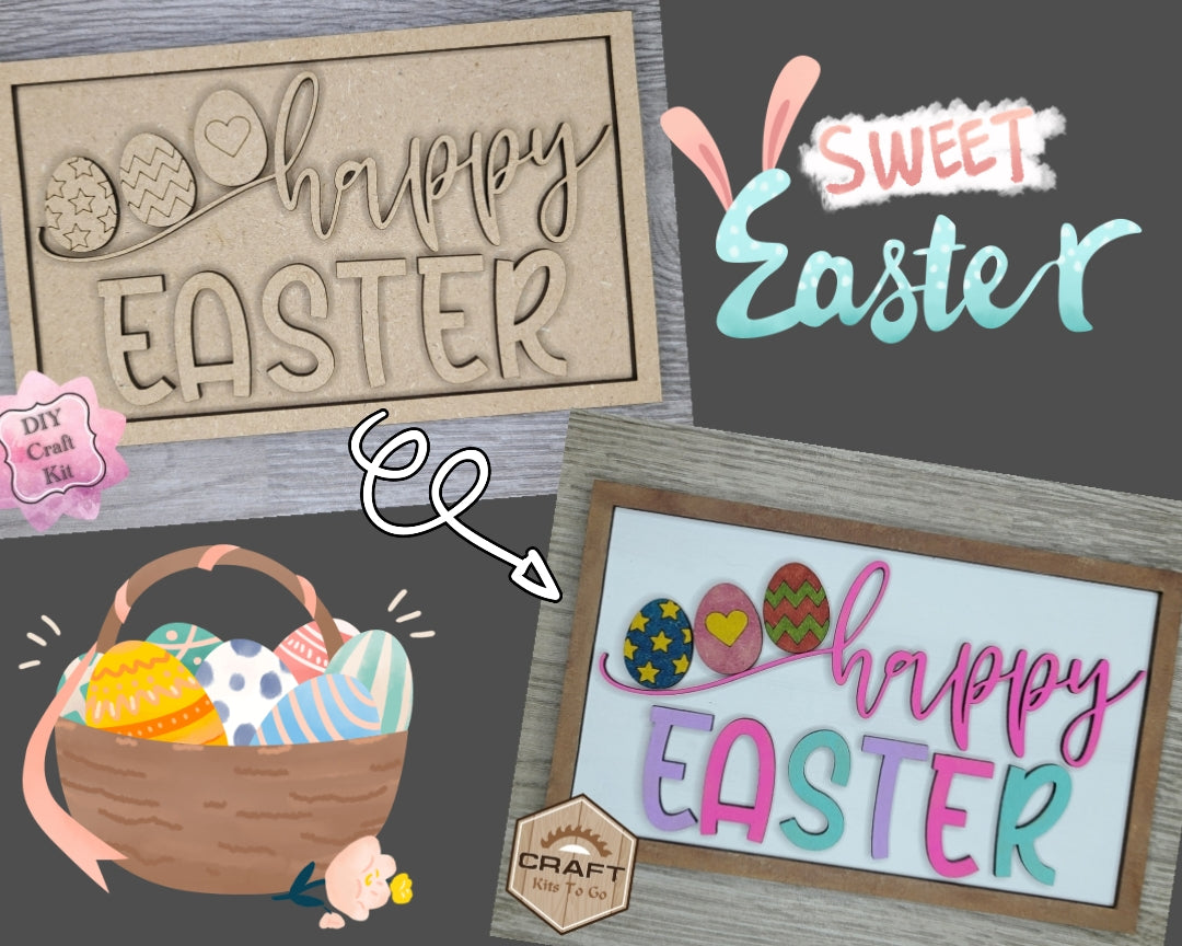 Happy Easter Sign | #3091