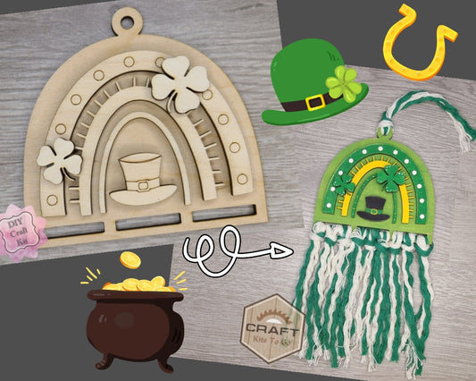 St. Patrick's Day Macramé | #3582