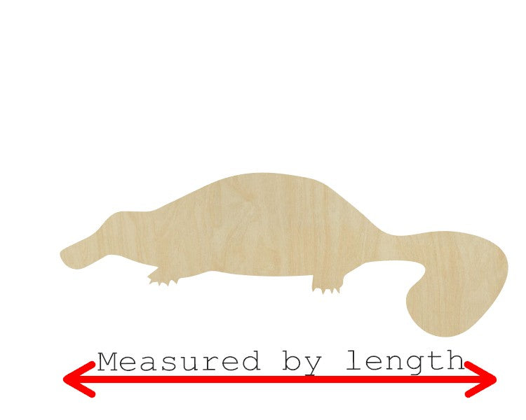 Platypus Cutout Zoo Animal cutouts wood cutouts DIY Paint kit #3829 - Multiple Sizes Available - Unfinished Cutout Shapes