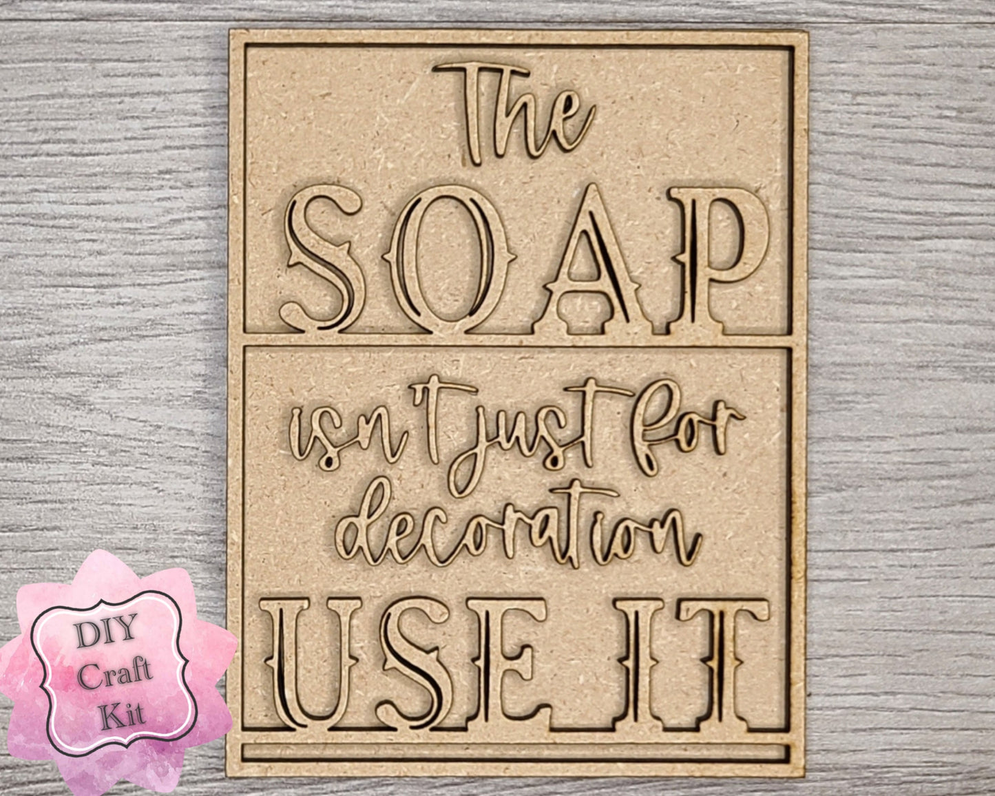 Soap Bathroom Sign | #2973