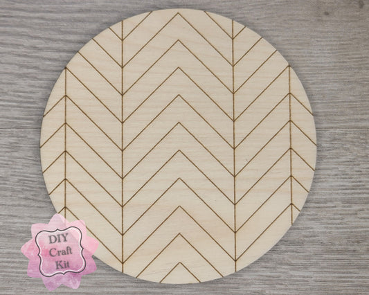Chevron Backer Piece | #3377