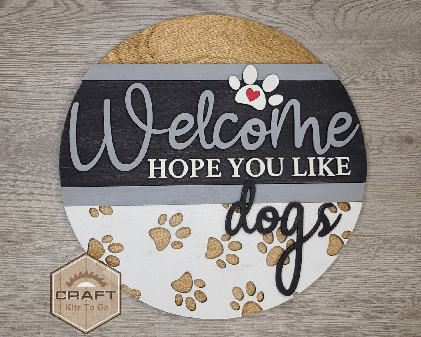 Dog Welcome Sign | #3112