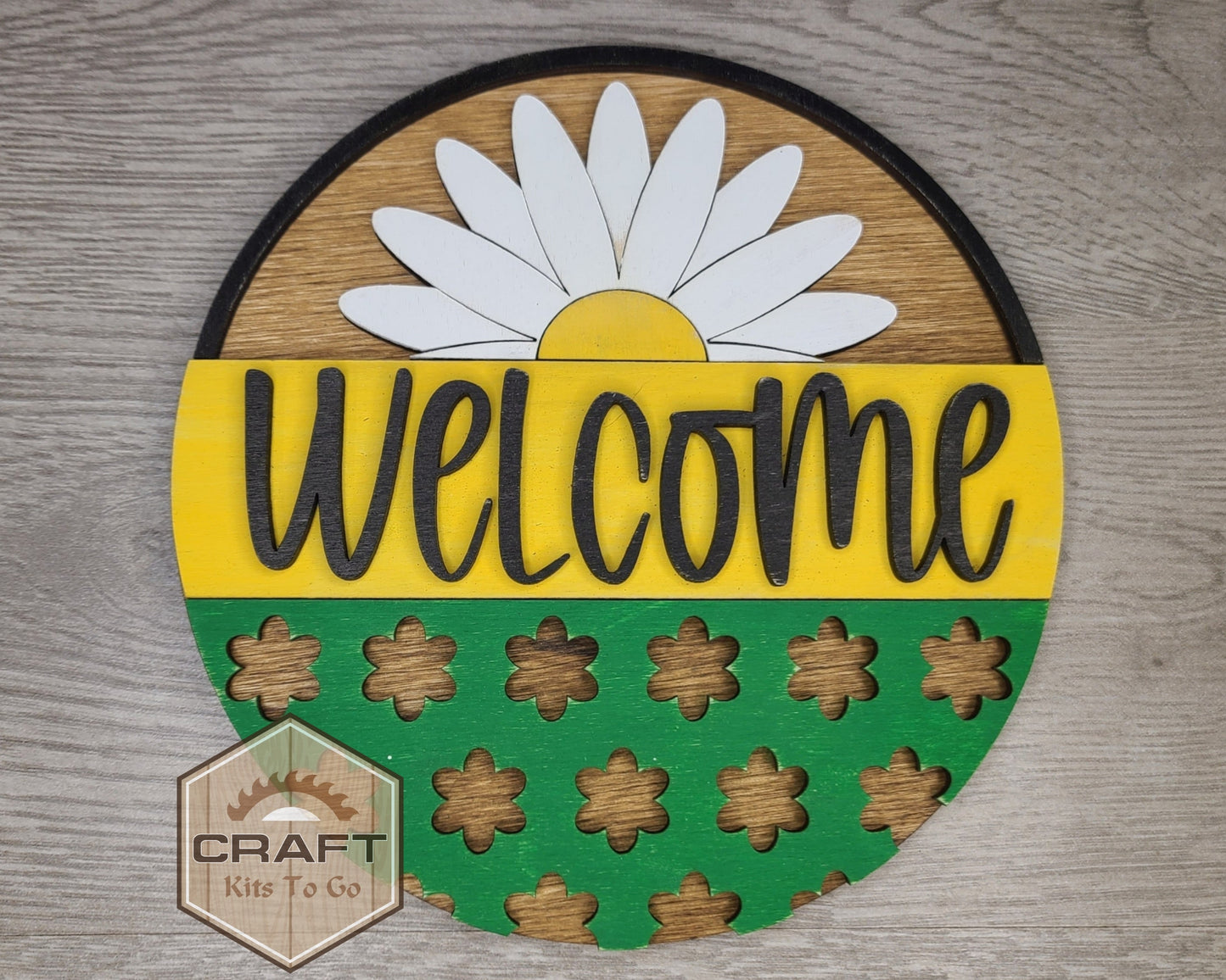 Daisy Welcome Sign | #3123