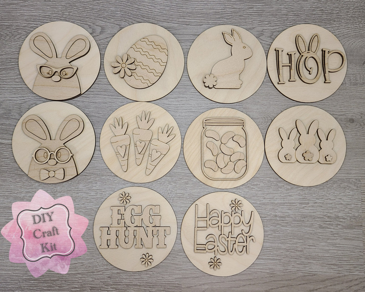 Easter Bunny Round | #3612