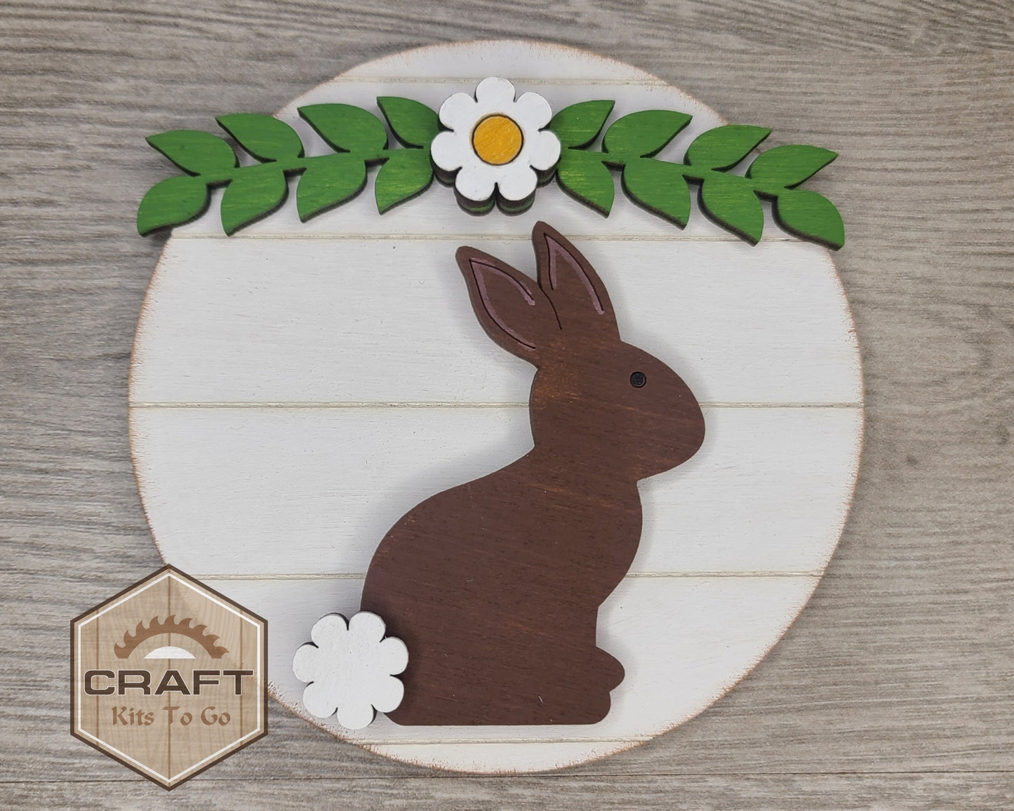 Chocolate Easter Bunny Round | #3675