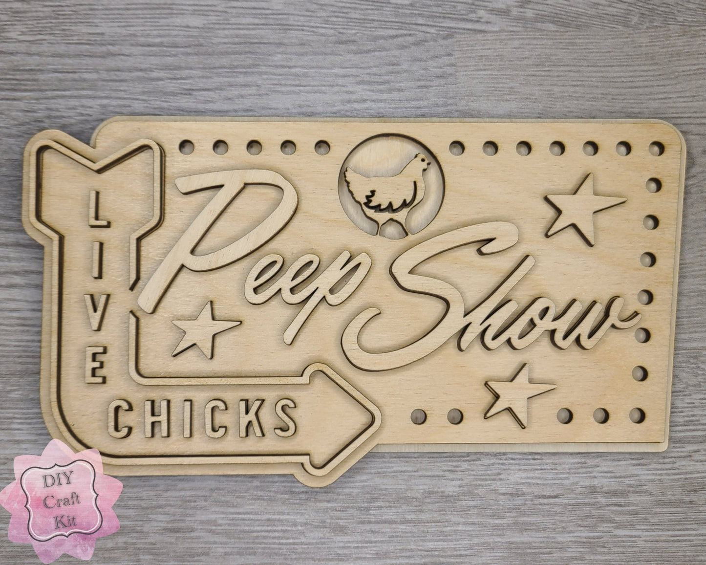 Peep Show Chicken Coop Sign | #3699