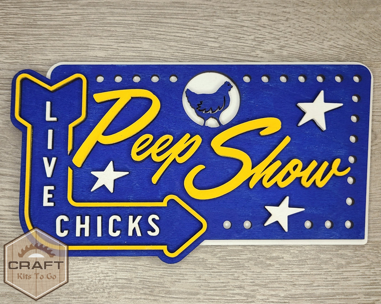 Peep Show Chicken Coop Sign | #3699