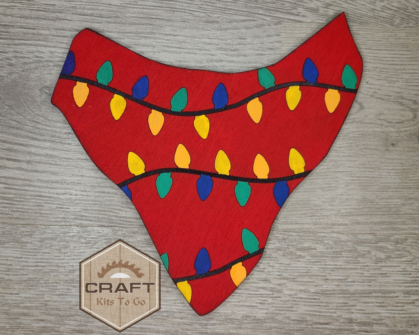 Scottie Interchangeable Sign | CHRISTMAS BANDANA | #200005