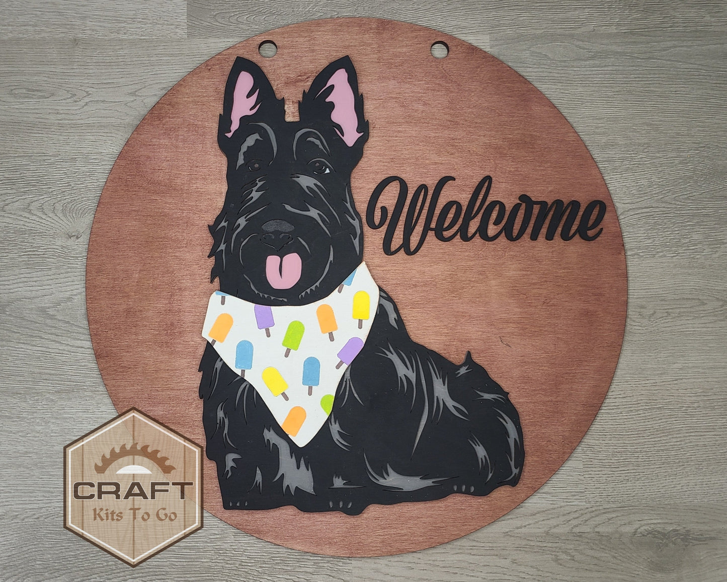 Scottie Interchangeable Sign | SUMMER BANDANA | #200005