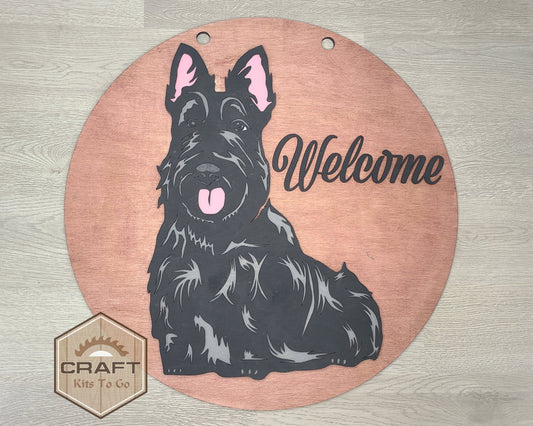 Scottie Interchangeable Sign | BASE KIT | #200005