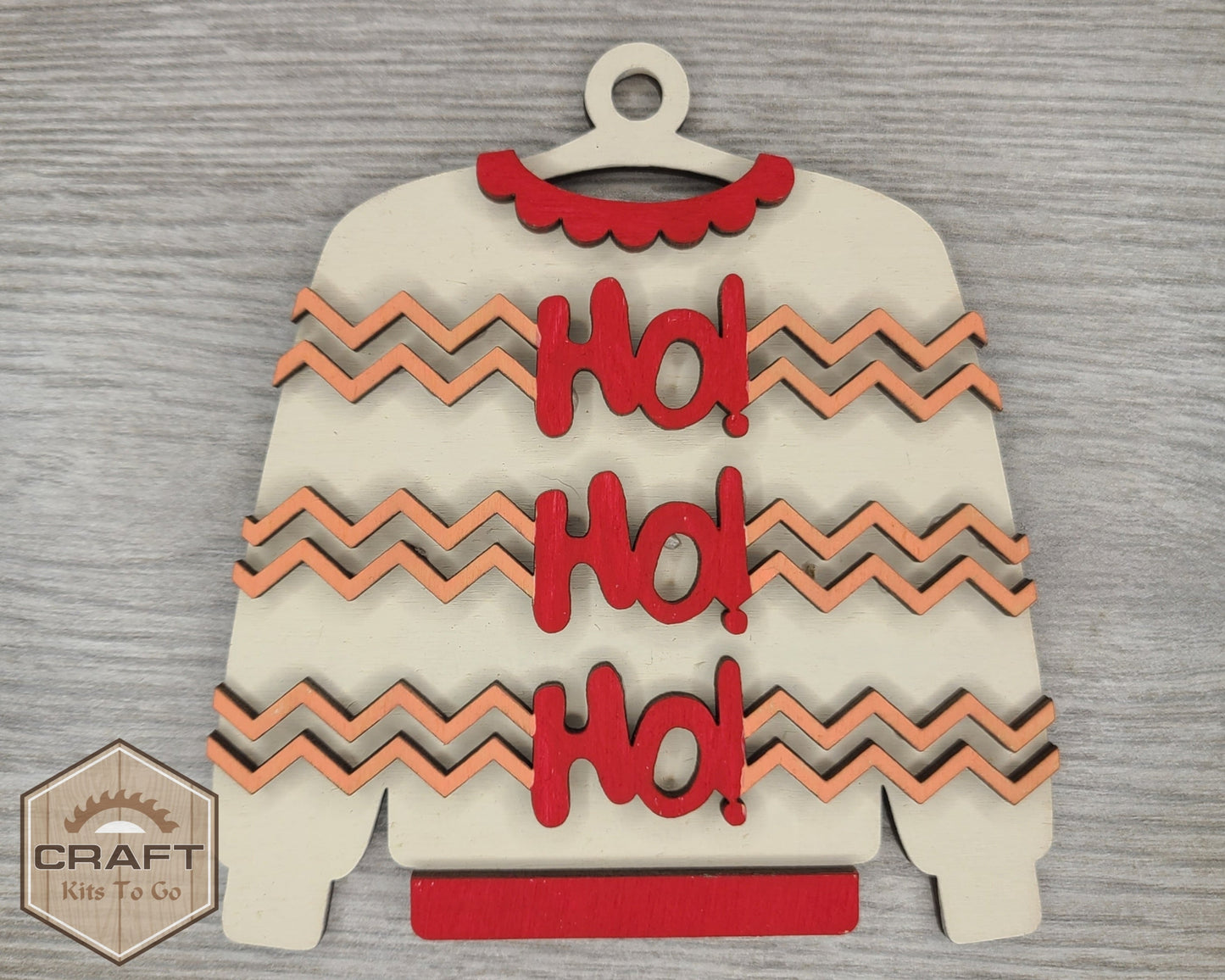 HOHOHO Ugly Sweater Ornament | #3801