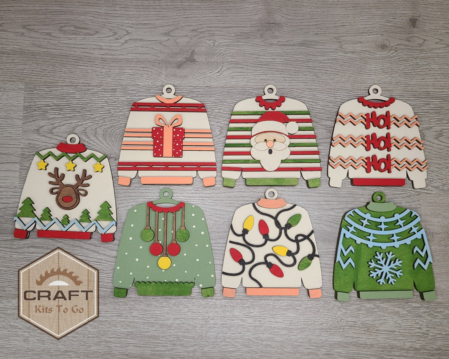 HOHOHO Ugly Sweater Ornament | #3801