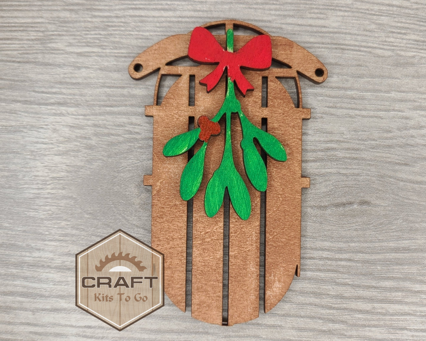 Christmas Sled Ornament | #3819