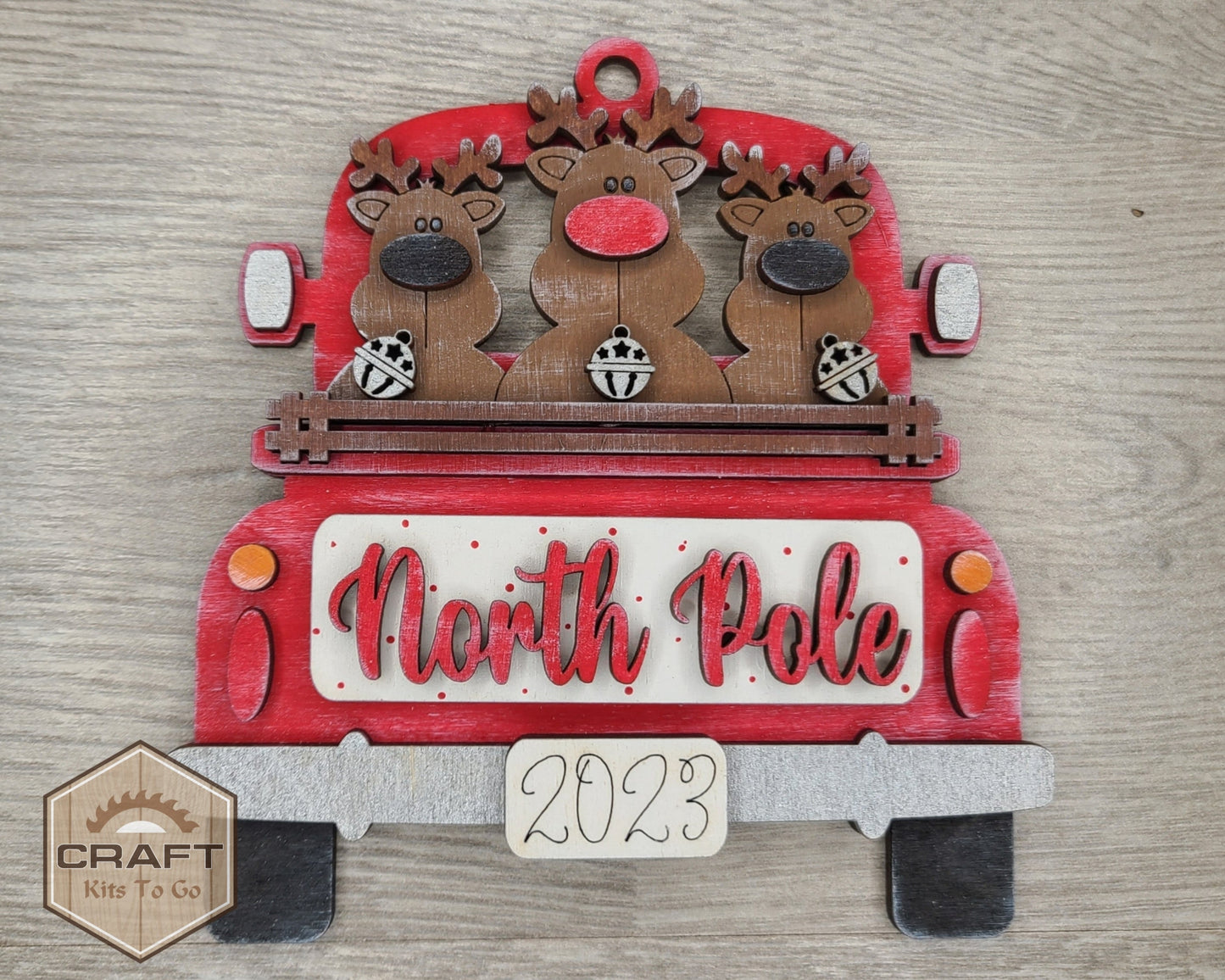 Reindeer Truck Ornament | #3902