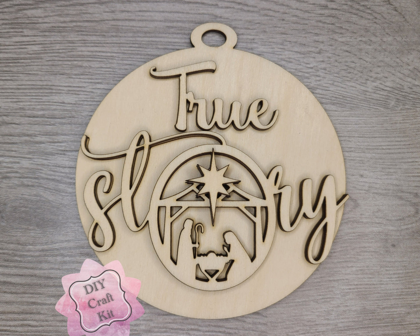 True Story Nativity Ornament | #3890