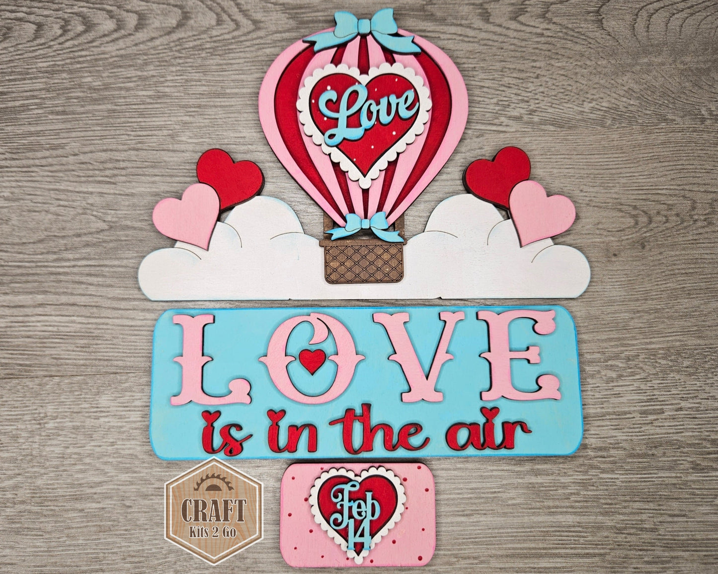 Interchangeable Truck | VALENTINE HOT AIR BALLOON INSERT | #200001 -36