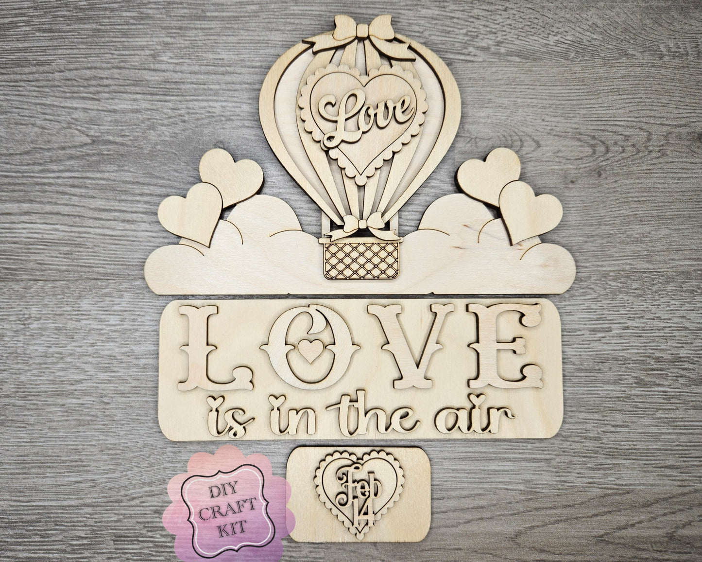 Interchangeable Truck | VALENTINE HOT AIR BALLOON INSERT | #200001 -36