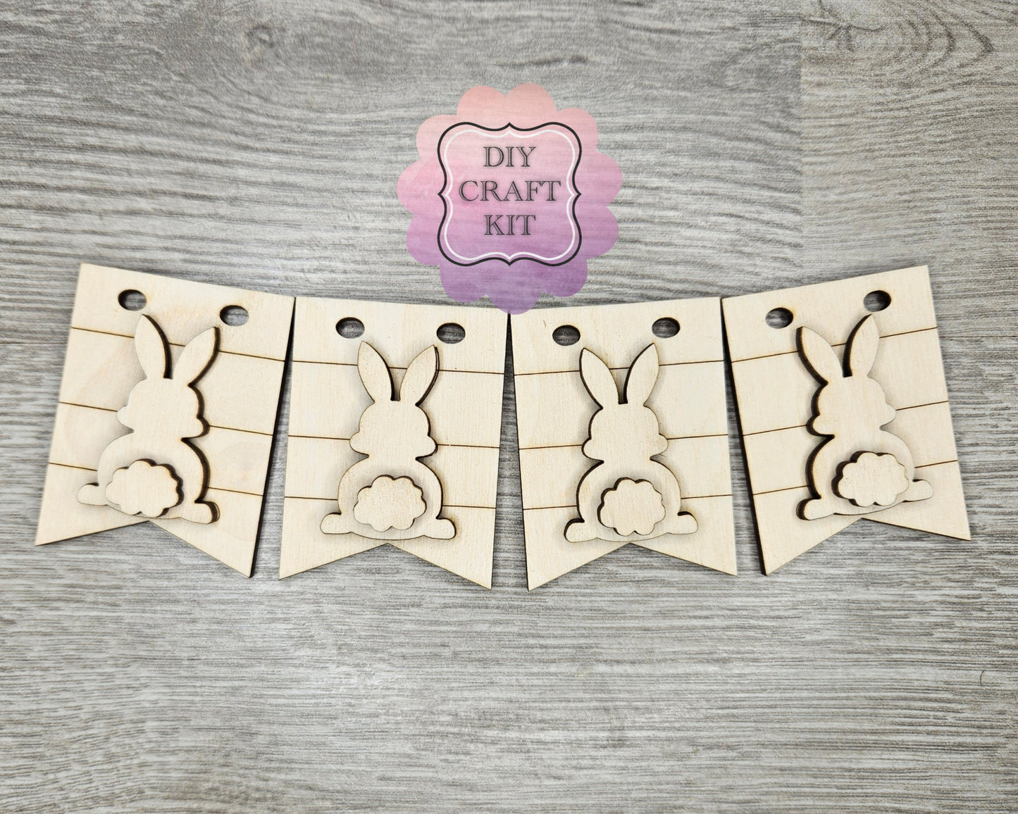 Easter Bunny Bunting | #3995