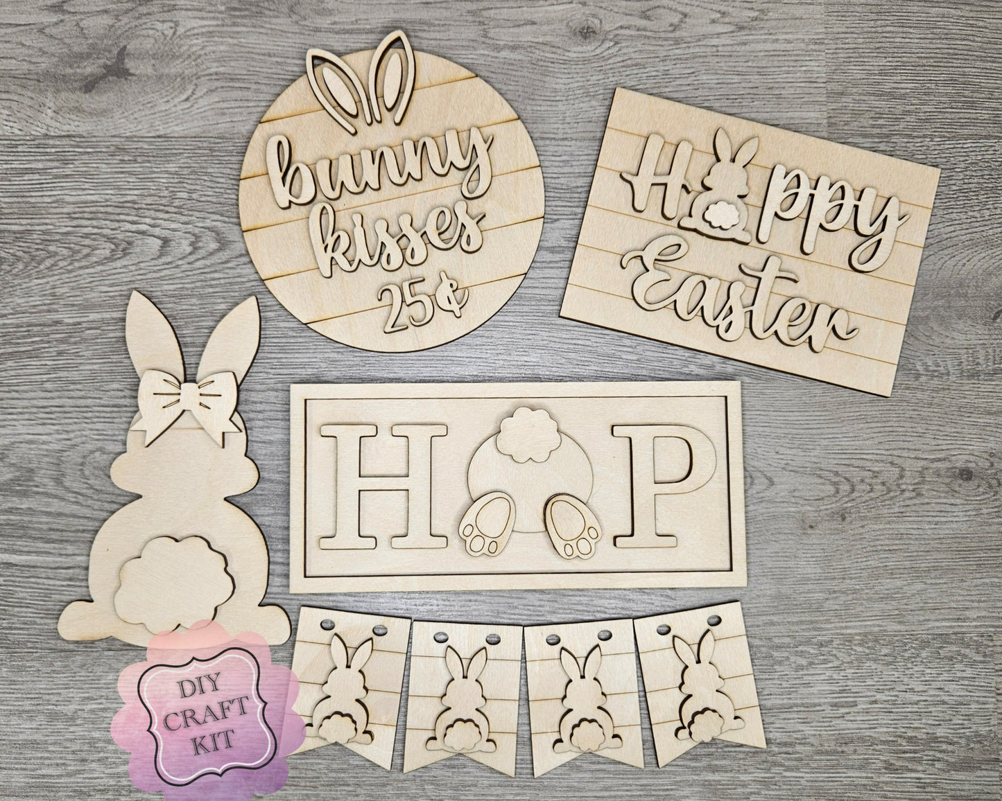 Easter Bunny Bunting | #3995