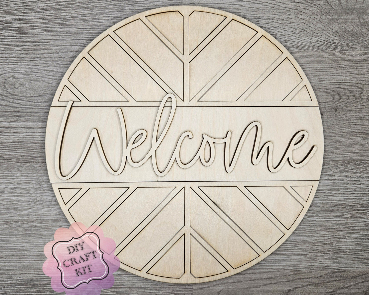 Welcome Home Chevron Sign | #4034
