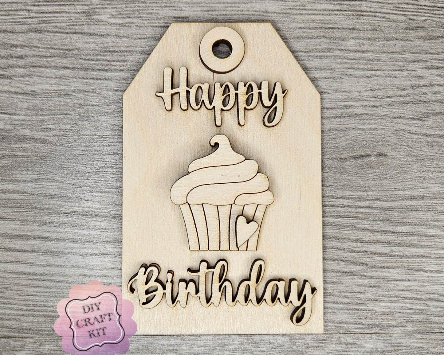 Birthday Cupcake Tag | #4027