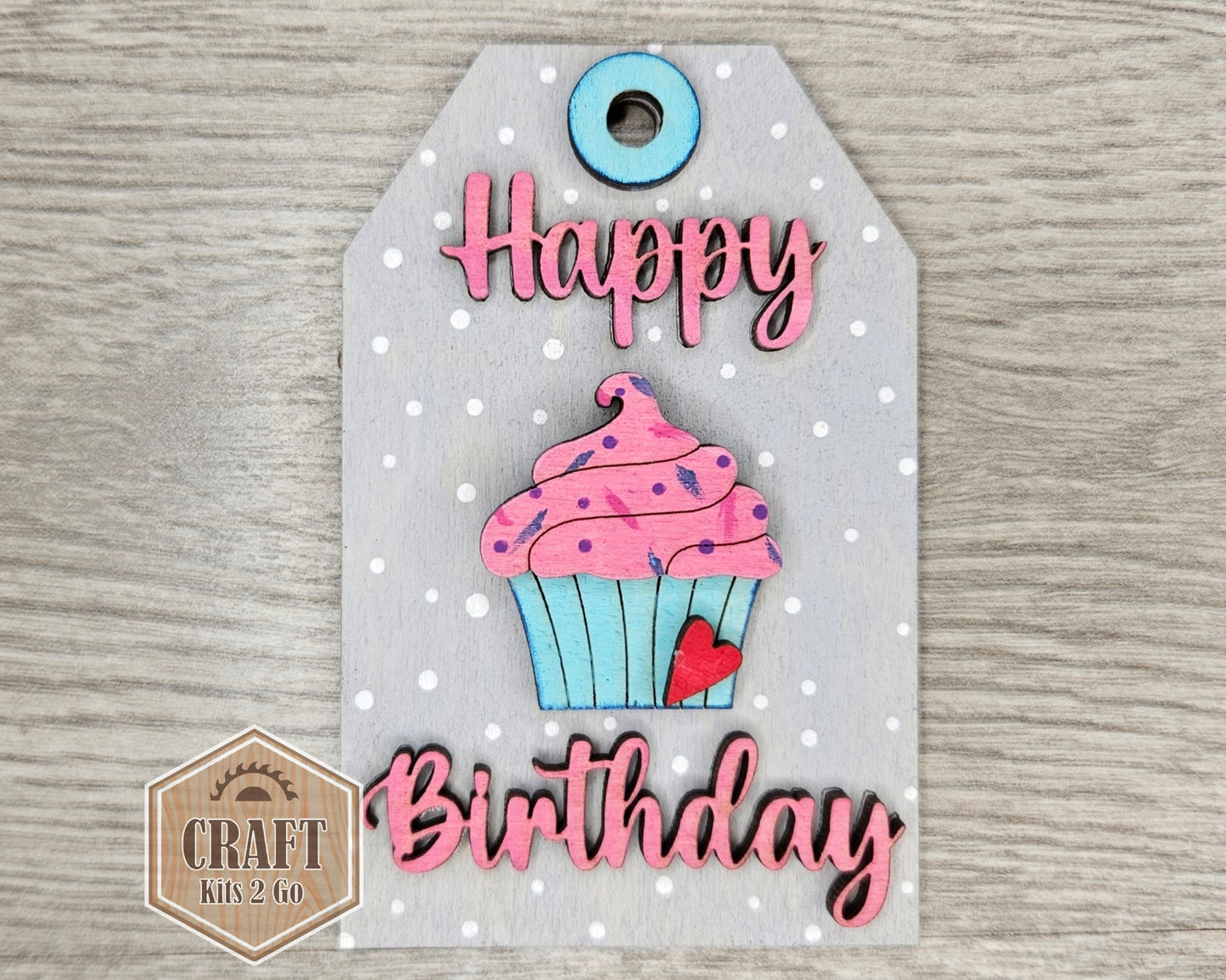 Birthday Cupcake Tag | #4027