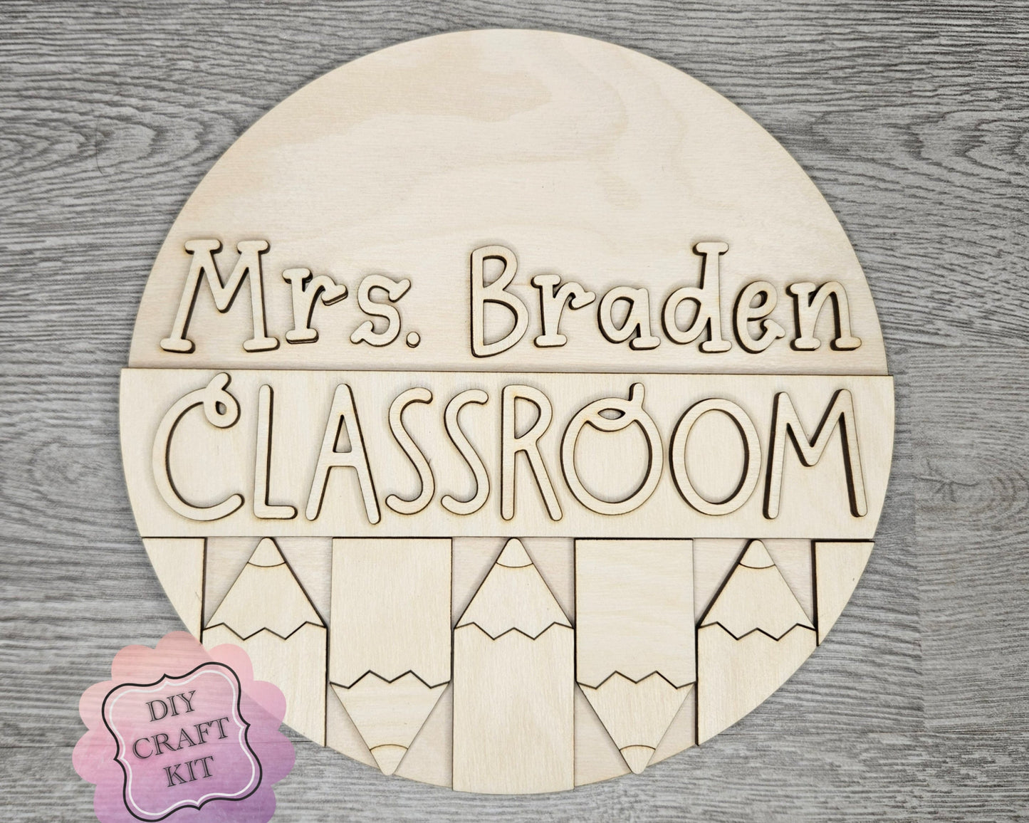 Personalized Classroom Sign | #4070