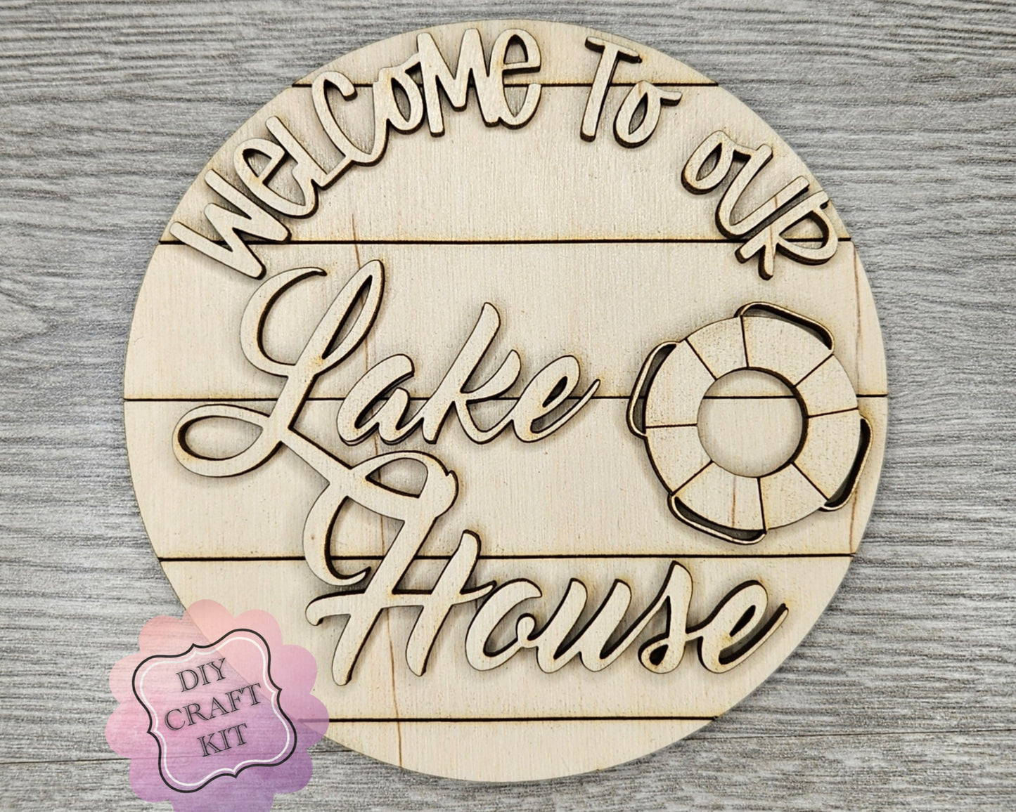 Lake House Welcome Sign | #2723