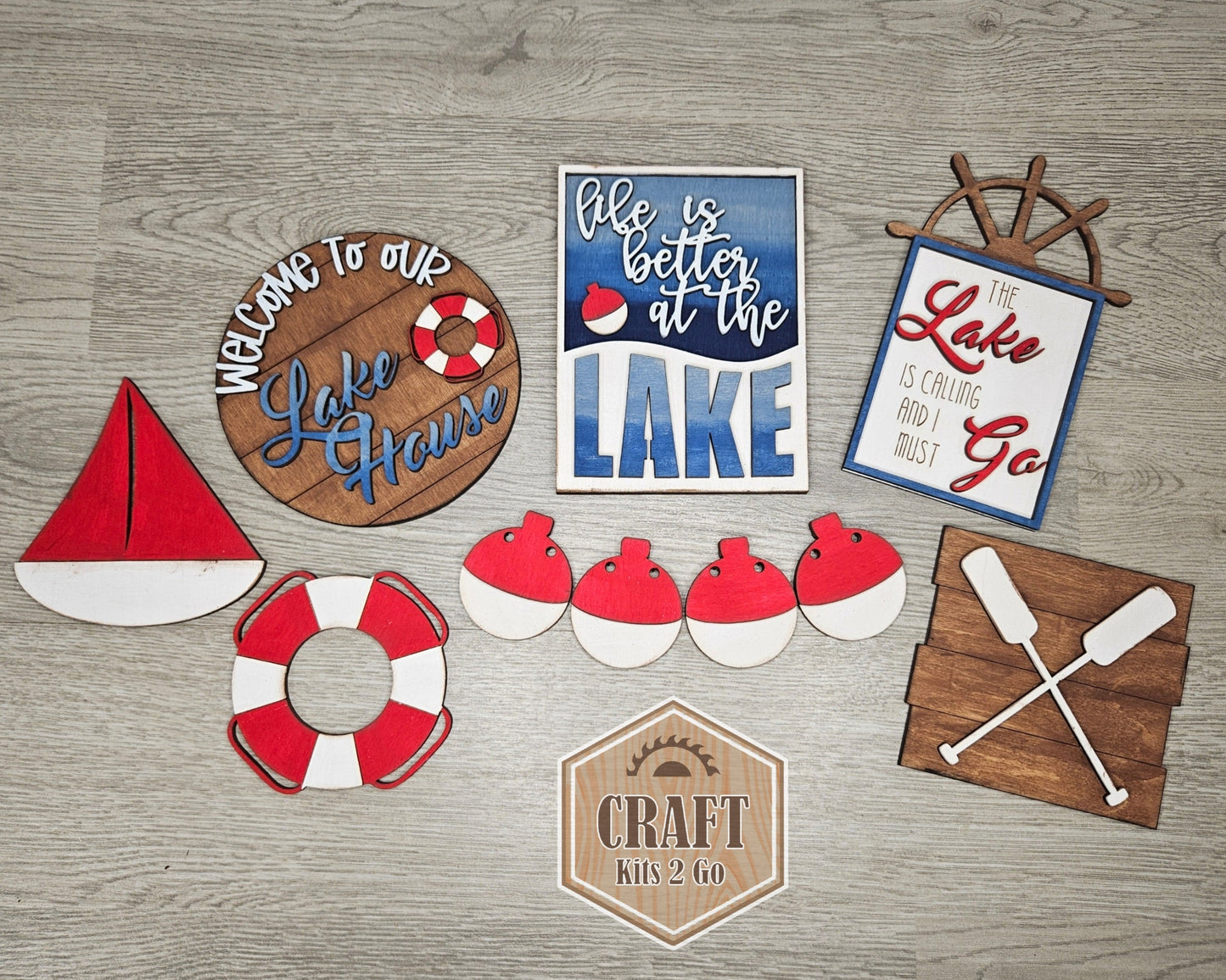 Lake House Bobber Bunting | #2724